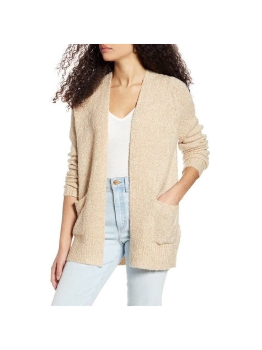 BP. Bouclé Cardigan